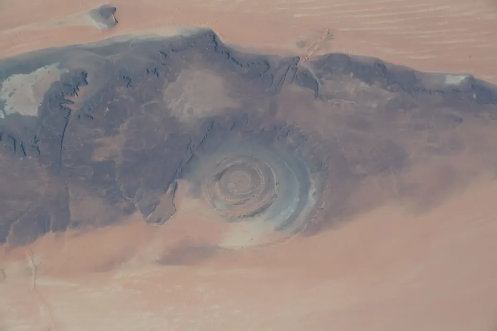 Natural wonders: Eye of the Sahara from space