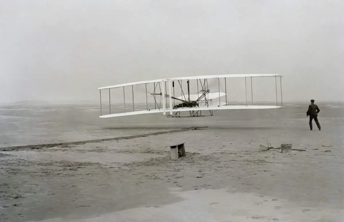 First flight of the Wright flyer-1903
