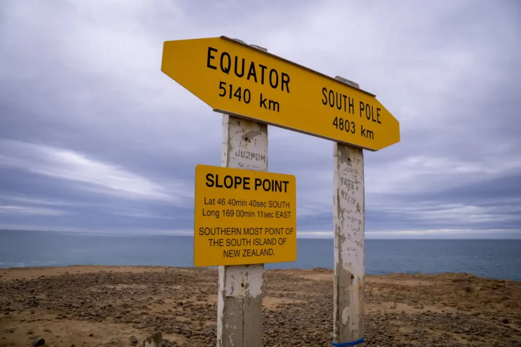 Slope Point sign