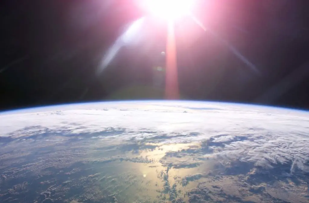 Sunrise from space (NASA)