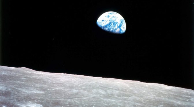 Earthrise from Apollo 8. December 24, 2017