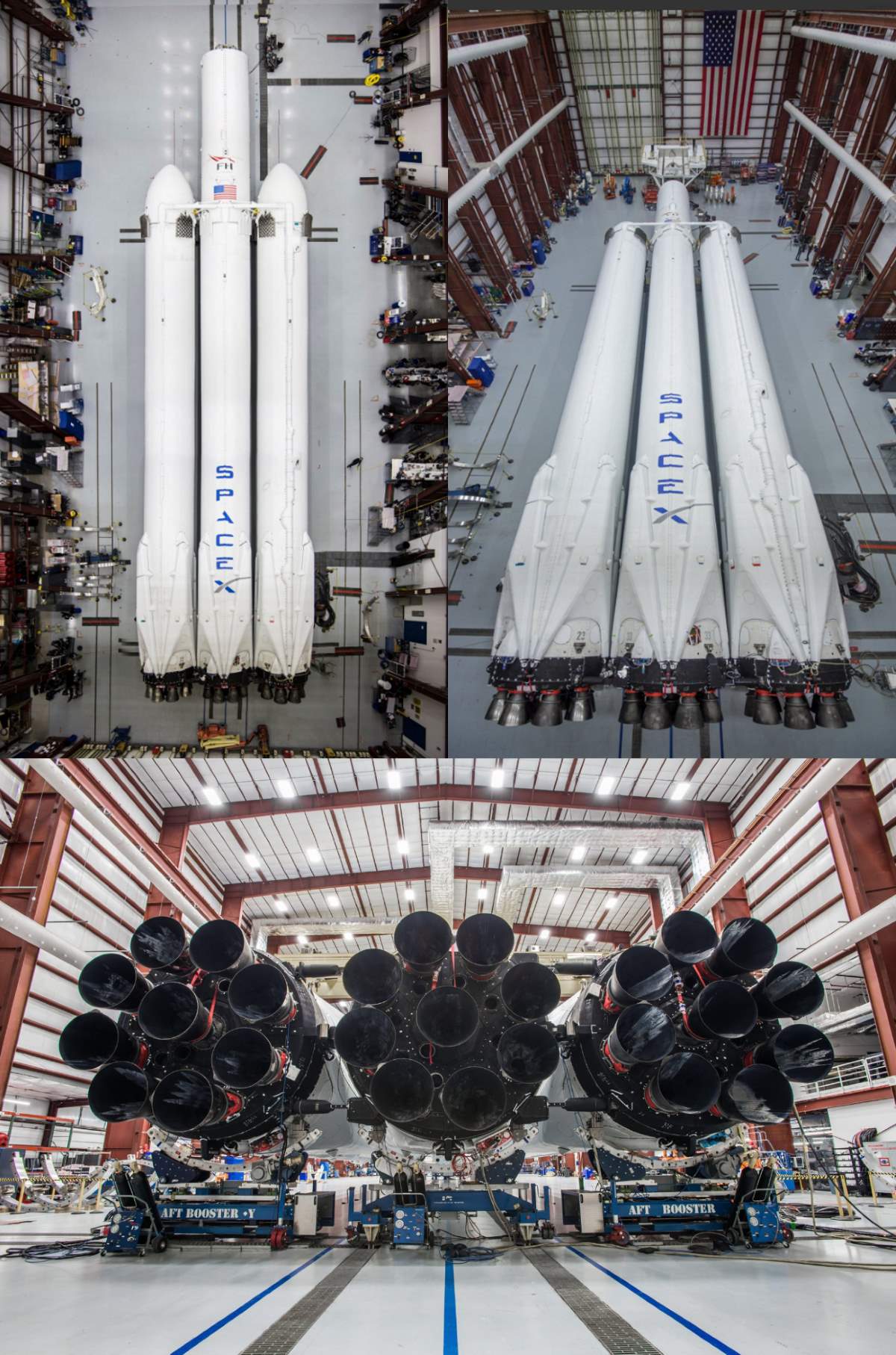 SpaceX Falcon Heavy first photos