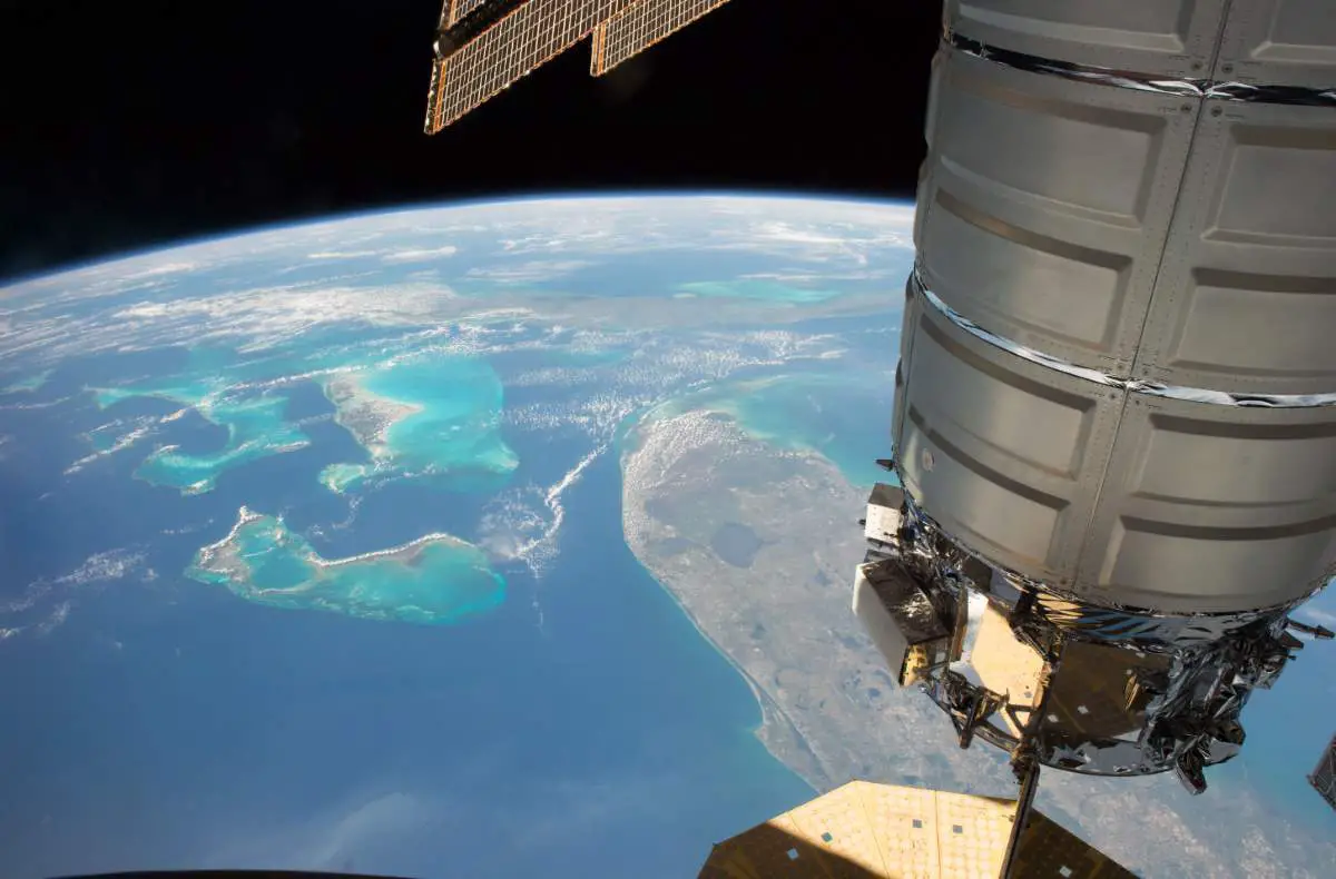 Top 10 Most Beautiful Earth Photos Taken From the International Space Station in 2017: Cygnus Spacecraft Above Florida, Bahamas and Cuba, May 10, 2017