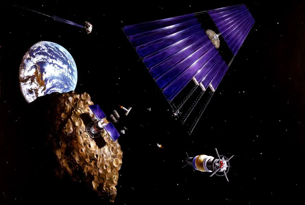 Asteroid Mining (Artist Conception)