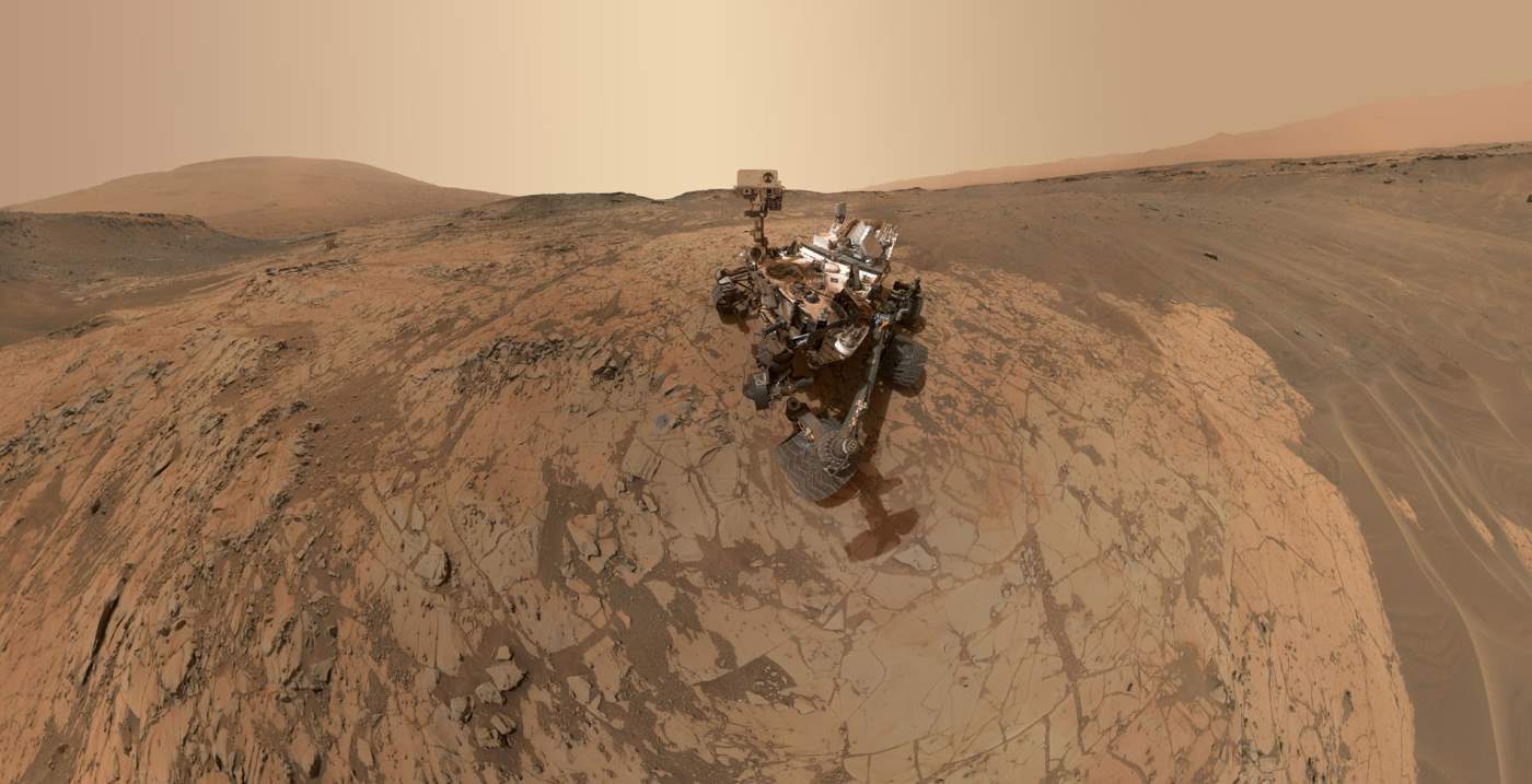 Mars Curiosity Rover Selfie