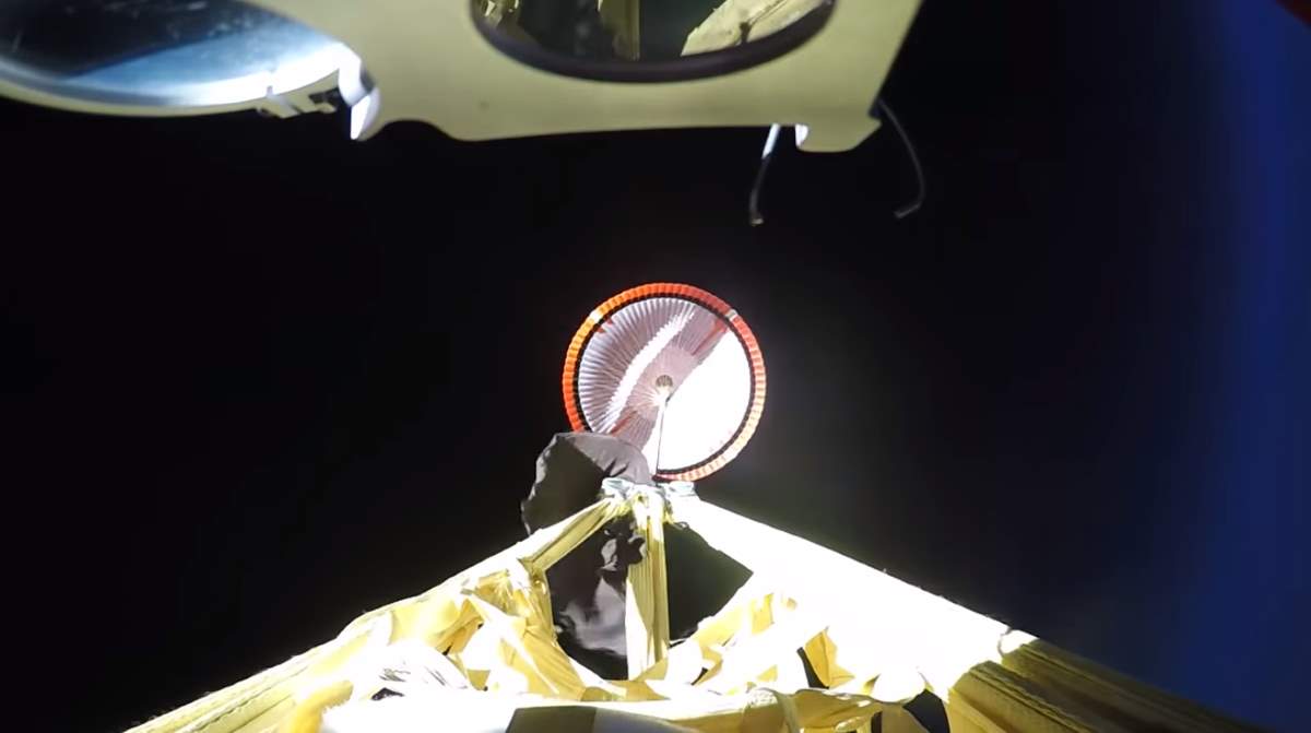 NASA Mars 2020 Supersonic Parachute Test Flight 1 Our