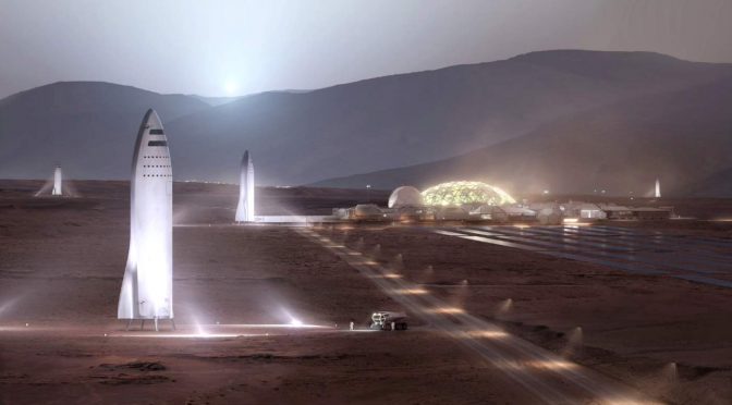 SpaceX Mars base