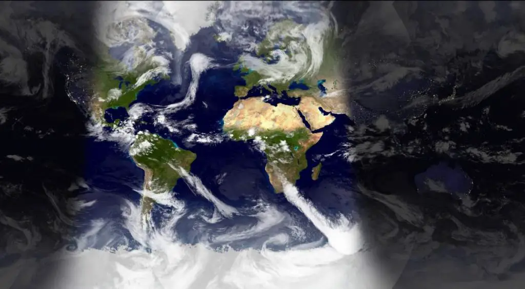 World Sunlight Map - Our Planet