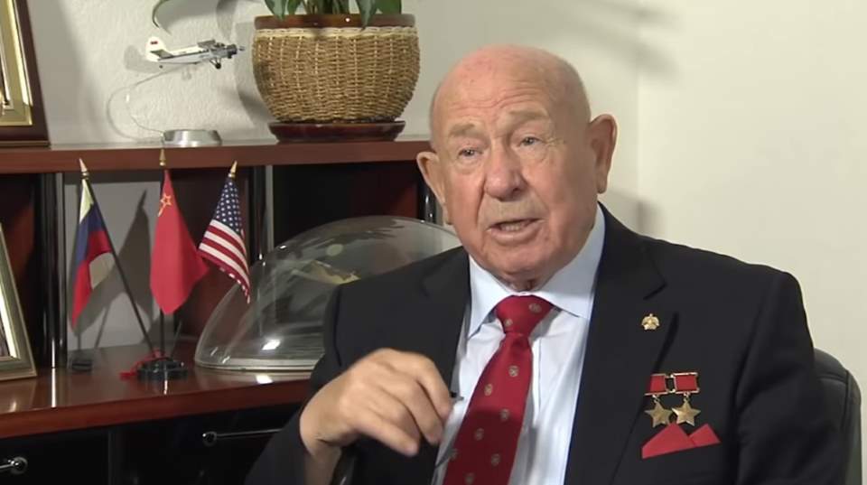 The first spacewalker Alexey Leonov in 2015