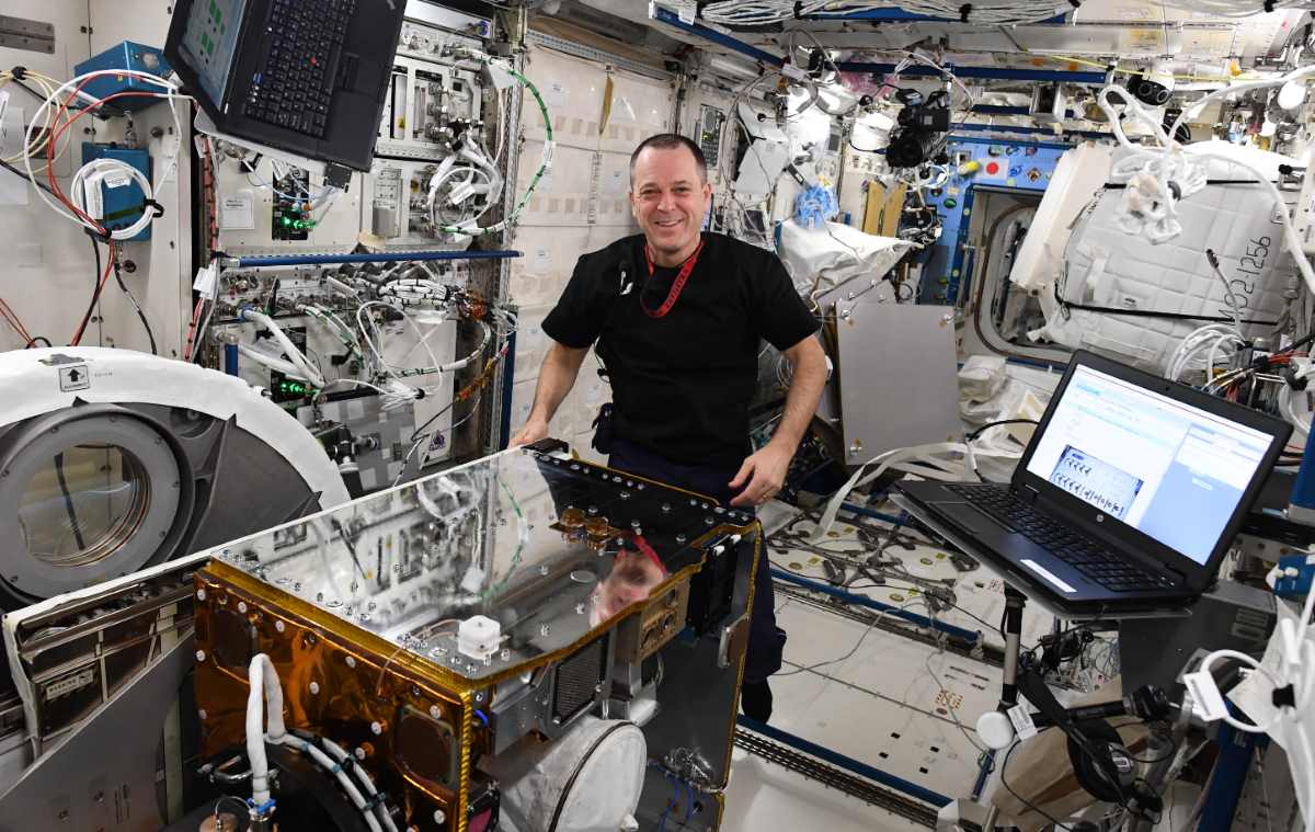 RemoveDEBRIS satellite aboard ISS