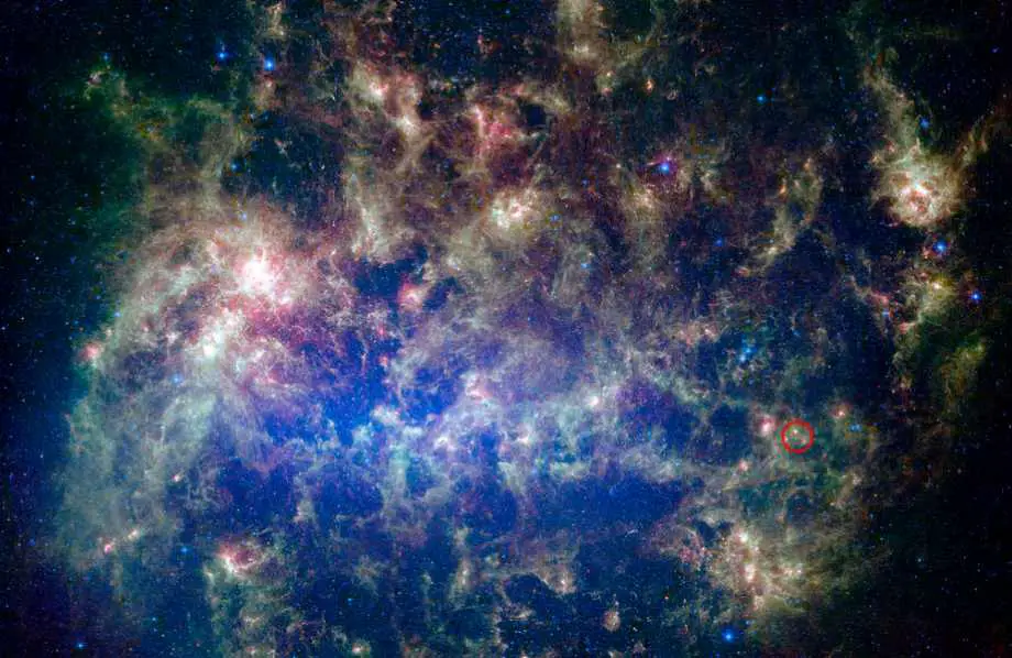 Biggest Stars in the Universe: WOH G64 location