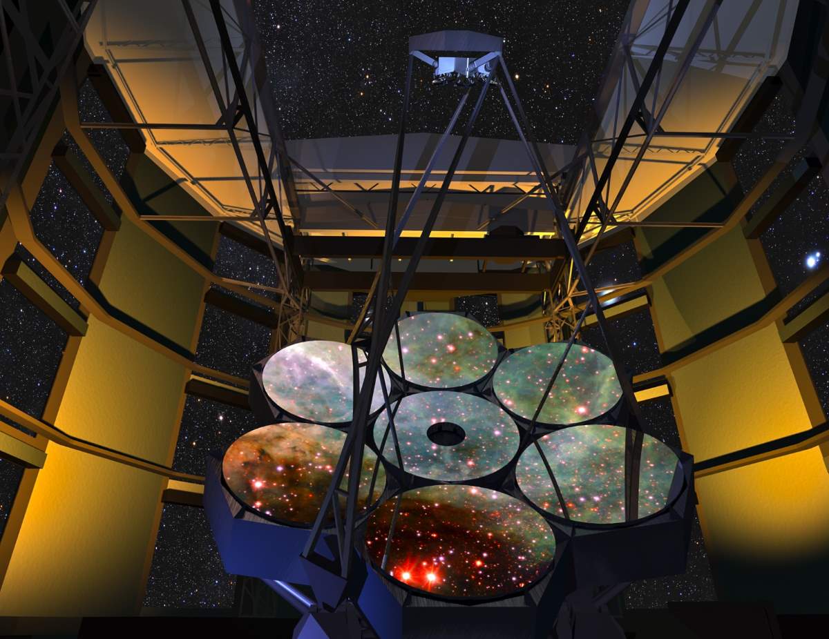 large telescope mirror