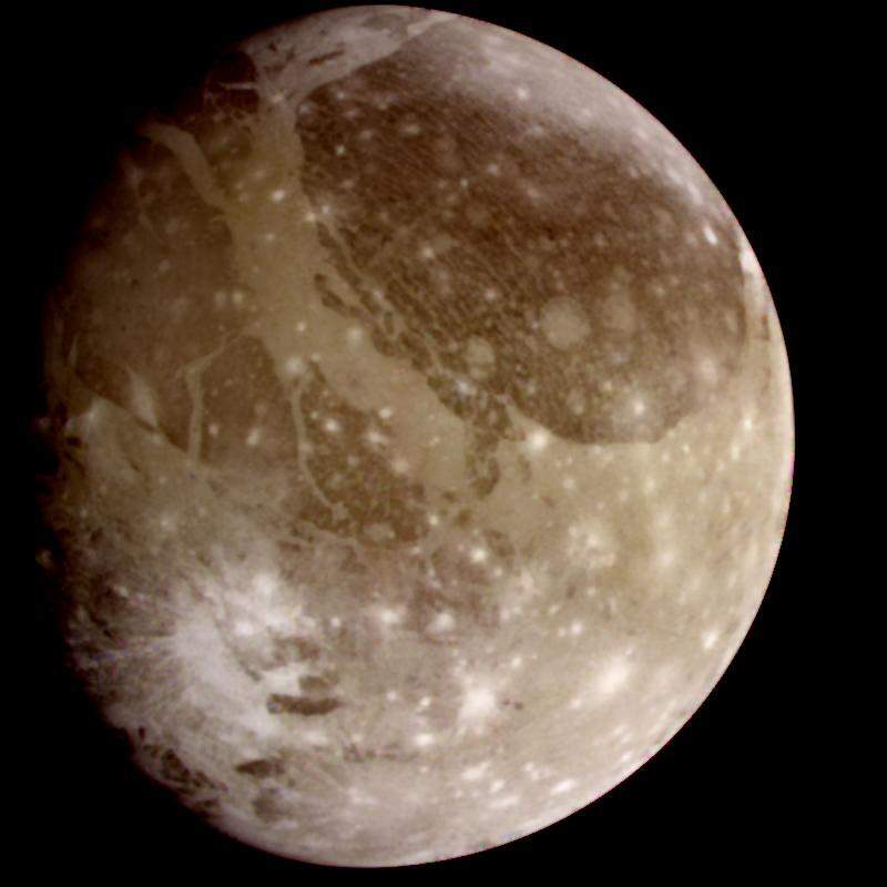 Largest non-planet in our solar system: Ganymede