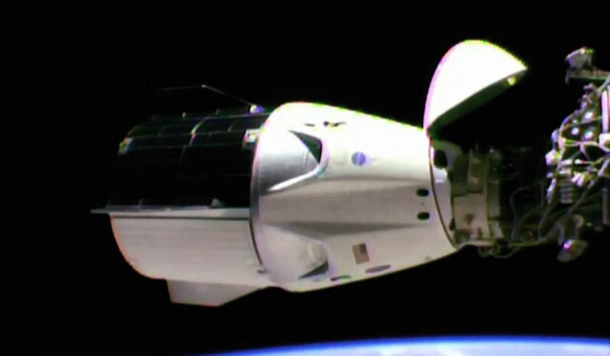 SpaceX Crew Dragon attached to the ISS (March 3, 2018)