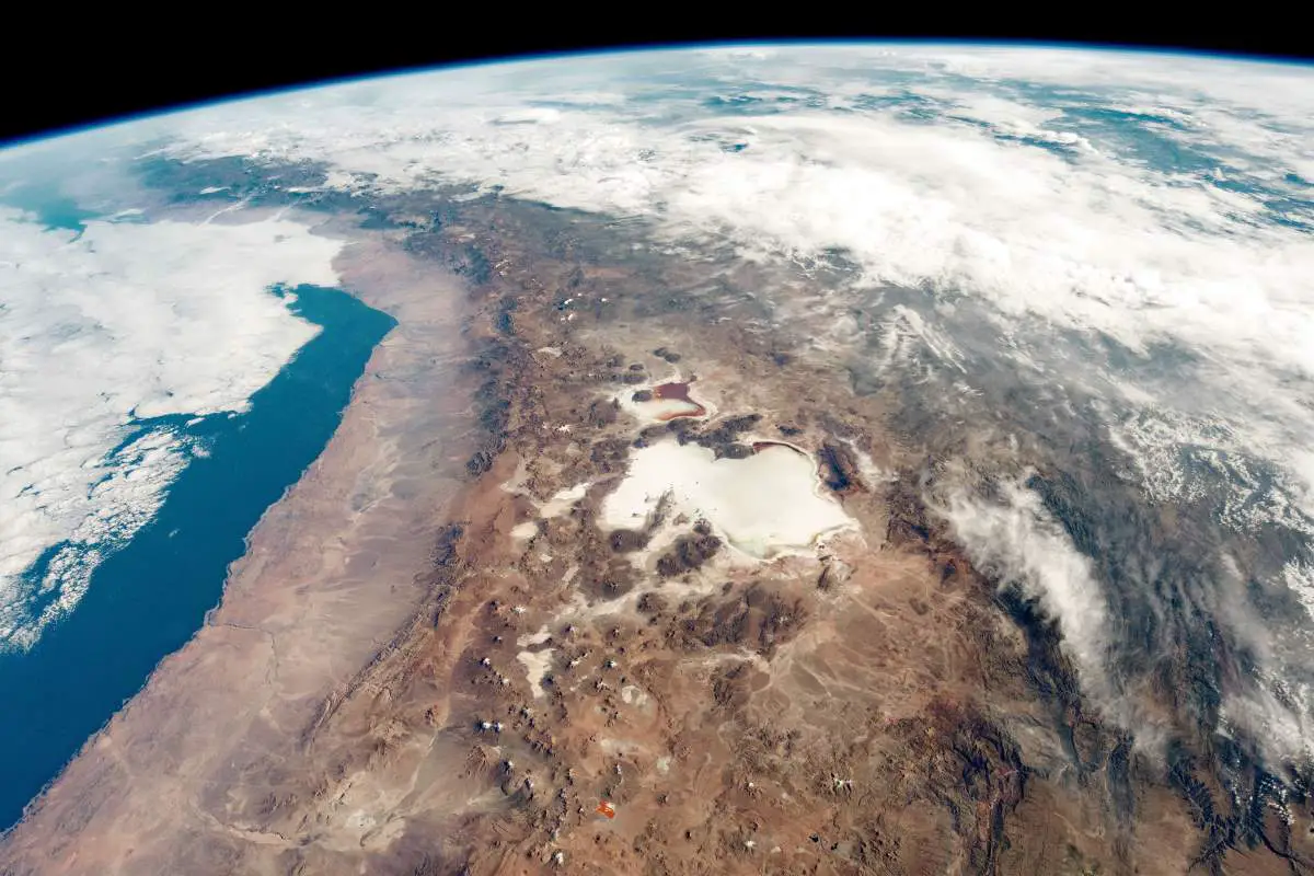 Salar de Uyuni from the ISS
