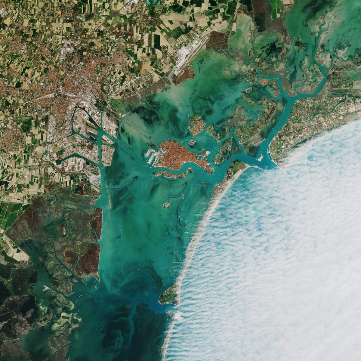 Venice from space