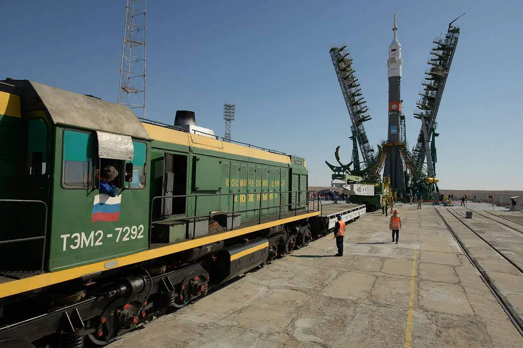 Expedition 61 Soyuz Rollout