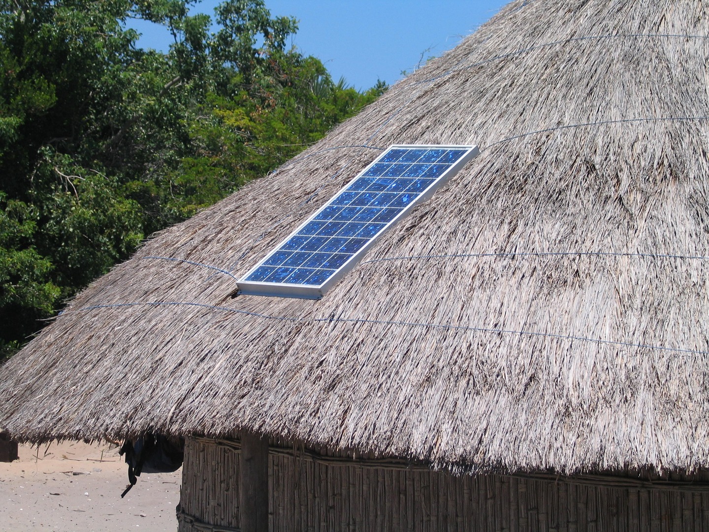 Rooftop solar panels. Climate change is best tackled through lots of small-scale solutions