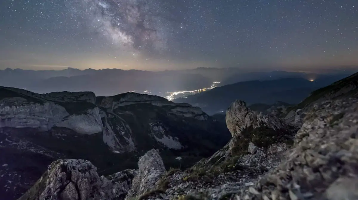 Milky Way from Mount Pilatus