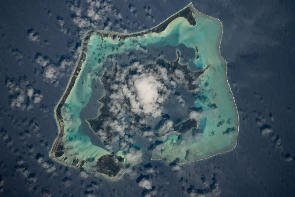 Most beautiful Earth photos from ISS in 2019 - Bora Bora