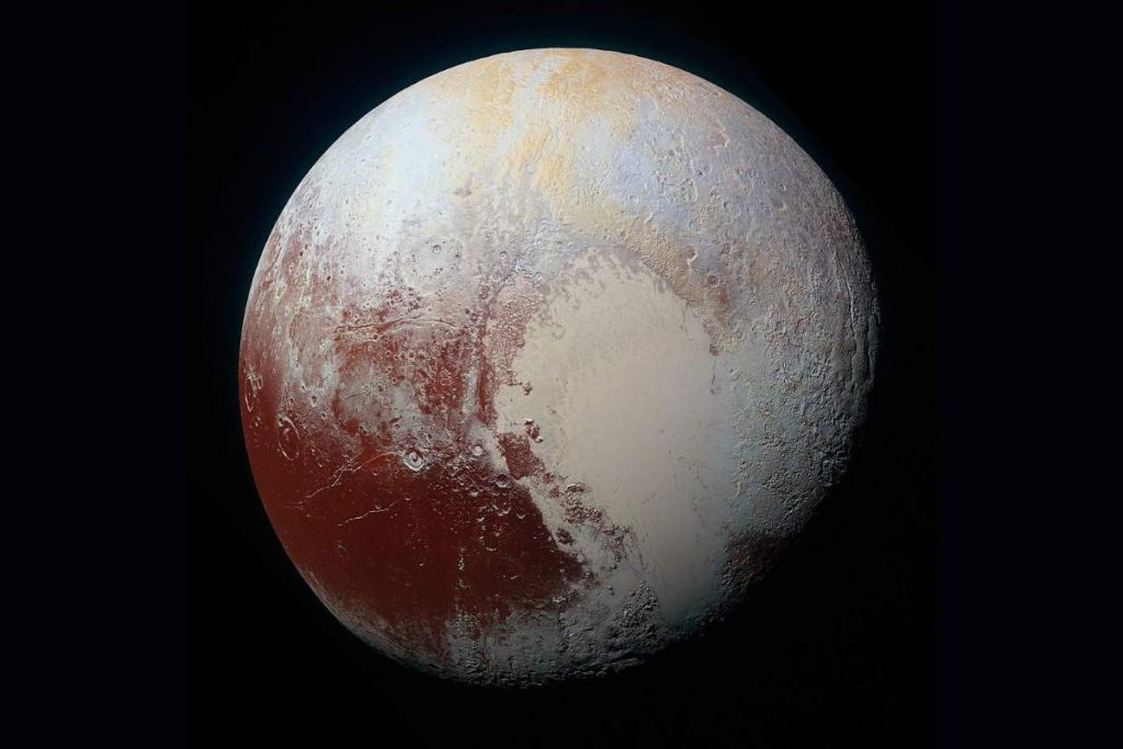 Pluto flyover - the heart of Pluto
