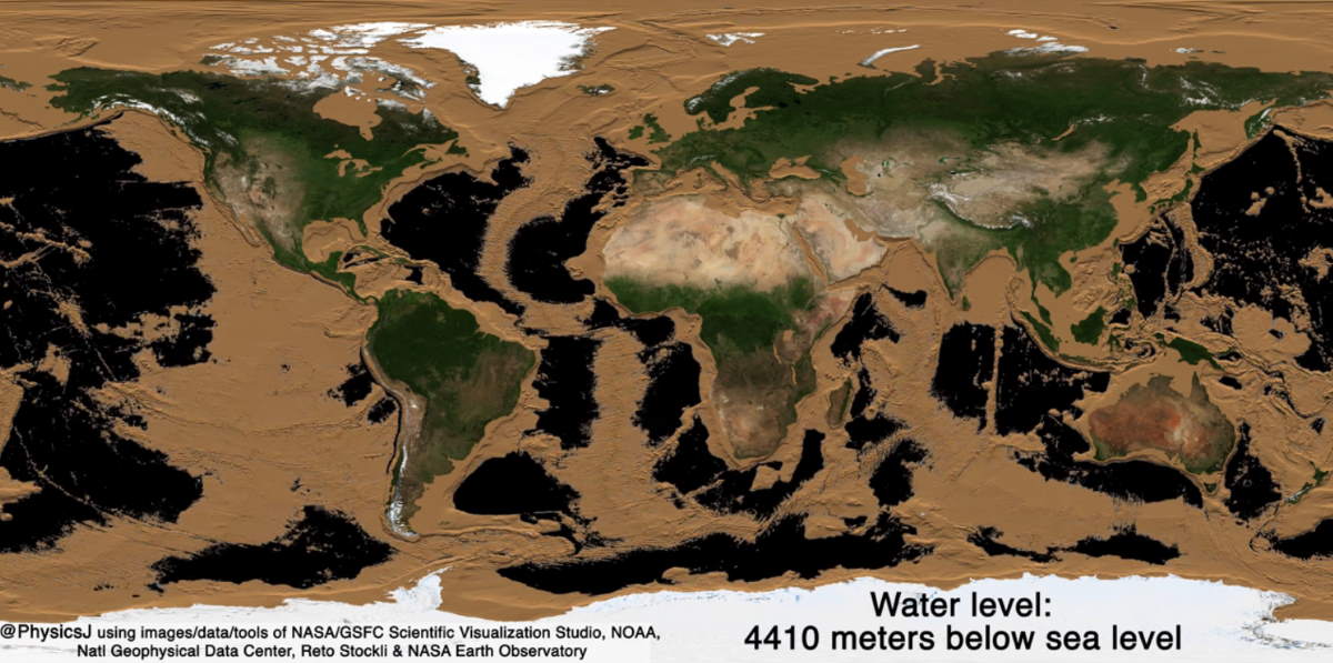 Draining Earth's oceans