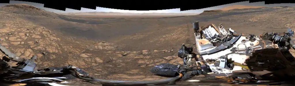 Highest-Resolution Mars Panorama by the NASA's Curiosity Rover (2019) - 2