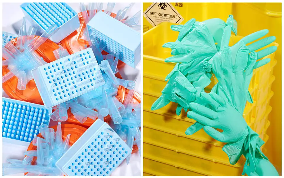 Plastic waste problem in science