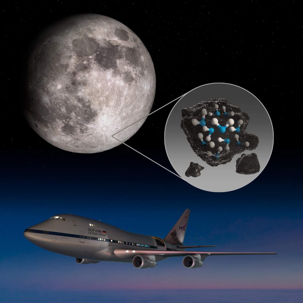 NASA SOFIA Discovers Water on Moon