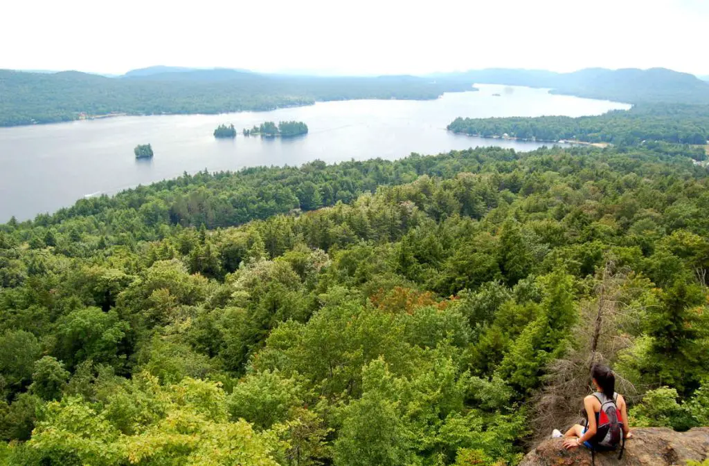 Hiking in nature