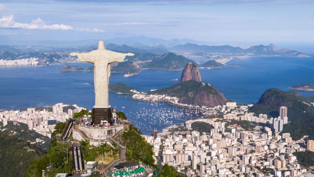 New Seven Wonders of the World: Aerial View Christ de Redeemer