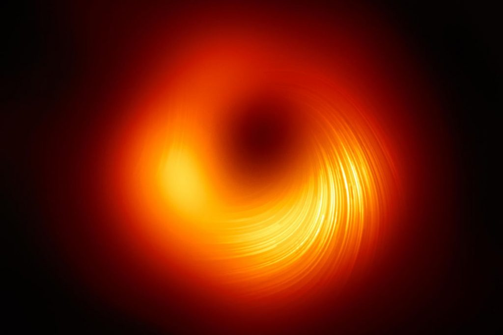 The magnetic field of a black hole