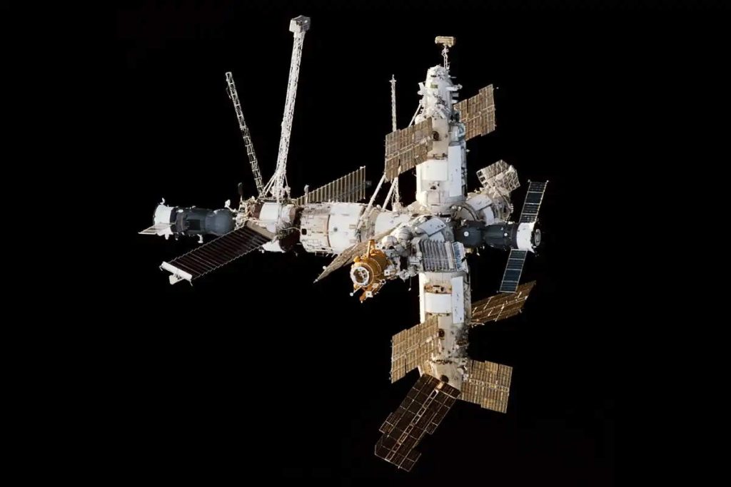 Mir Space Station - Our Planet