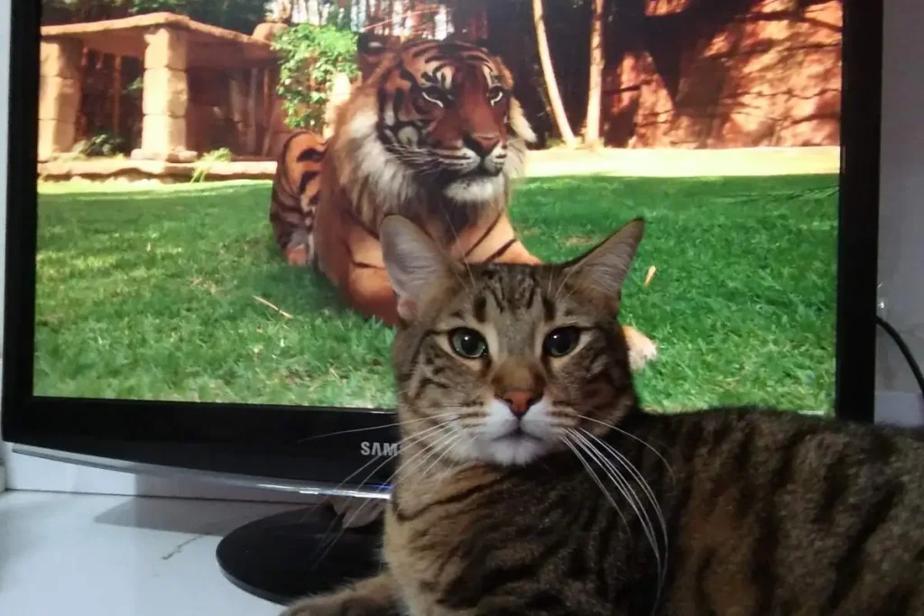 Tiger and cat