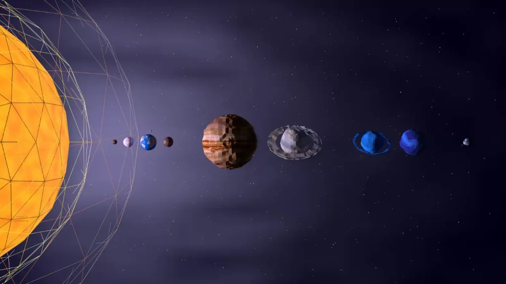 Solar system planets as minerals