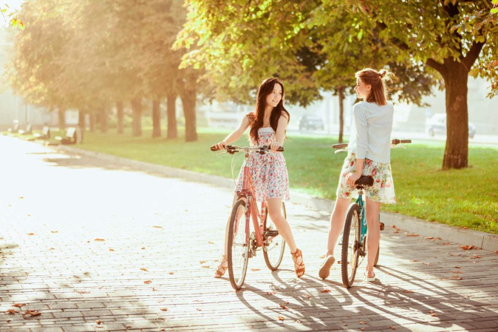 Simple Lifestyle Changes You Can Make for the Planet Today - Cycling girls