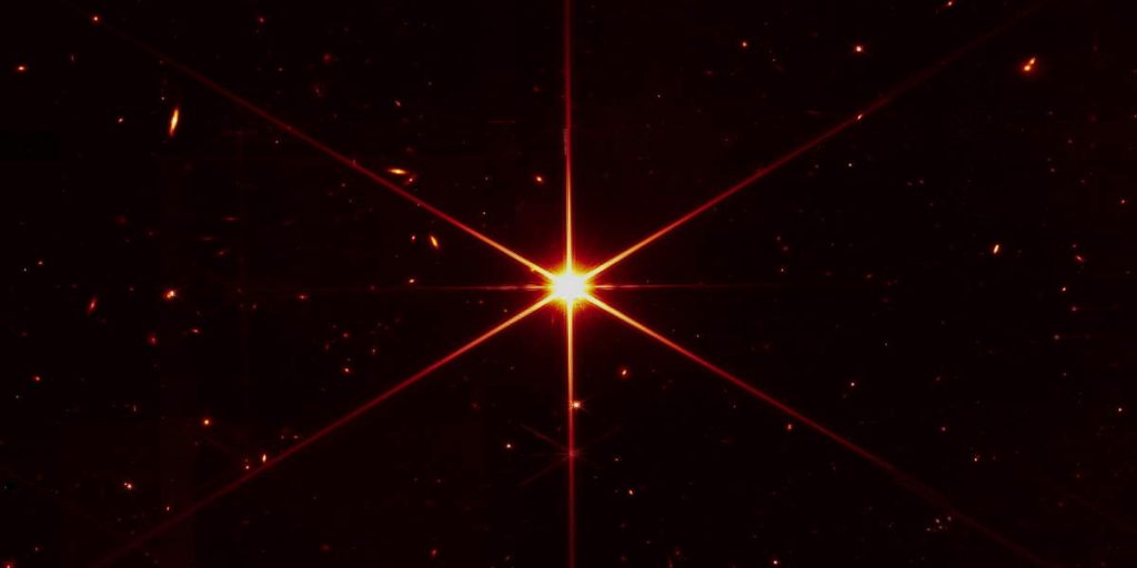 James Webb Space Telescope (JWST) has taken its first aligned image of a star