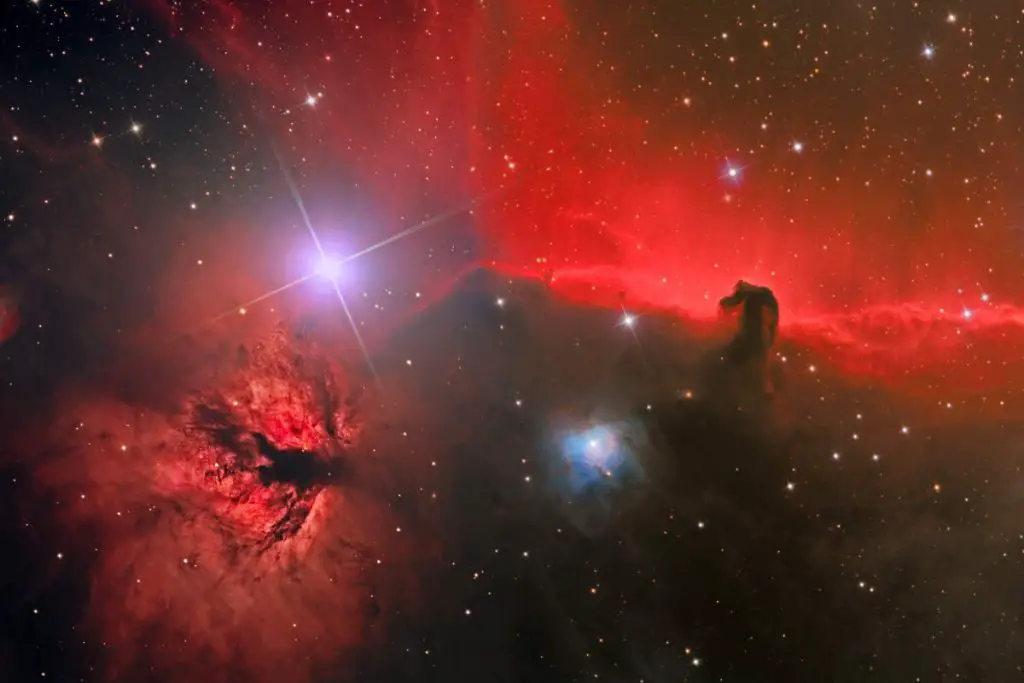 HorseHead and Flame Nebulas