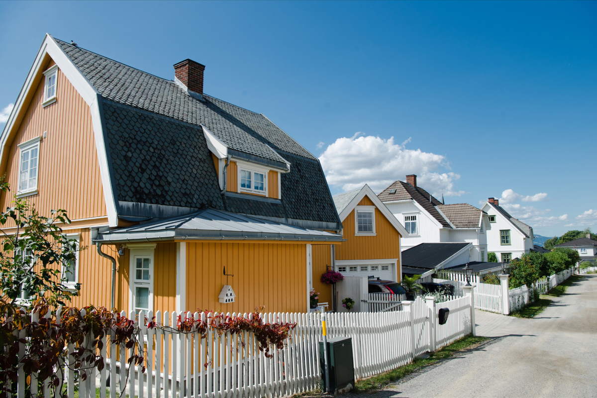 Houses in Oppland, Norway