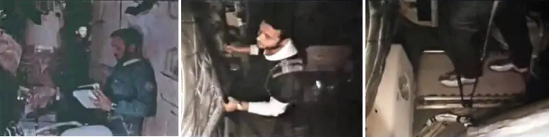 Soyuz 11 crew in Salyut 1 space station