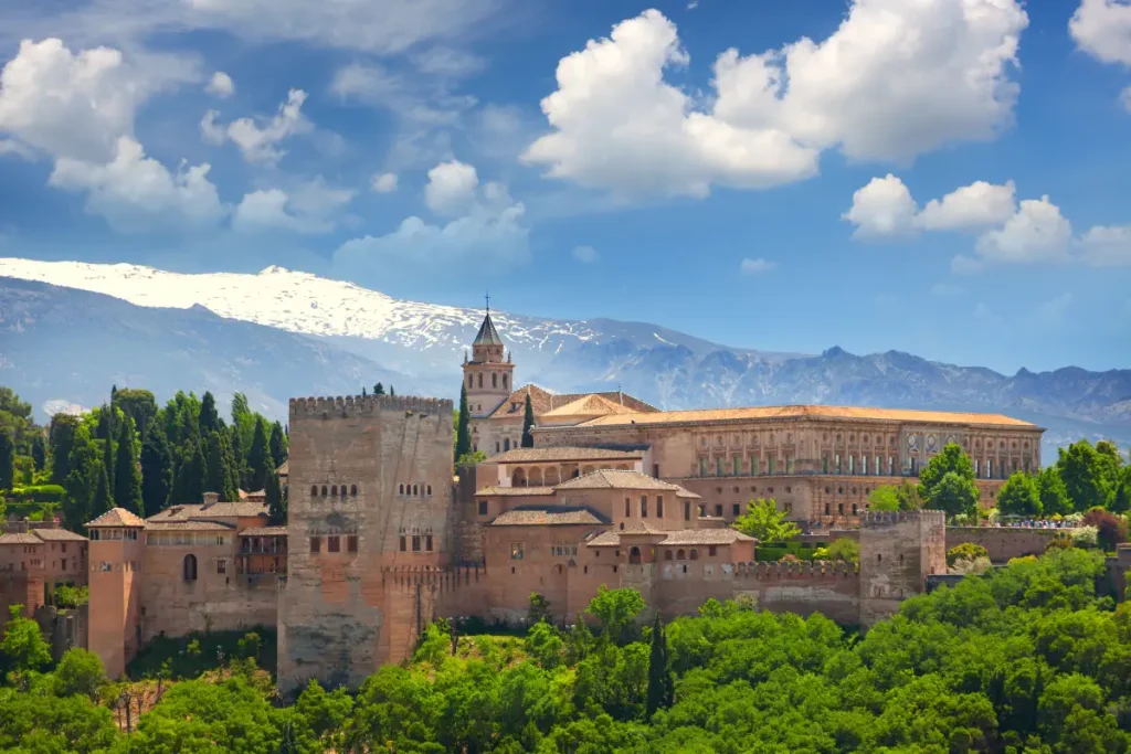 Countries having the most number of UNESCO World Heritage Sites: Alhambra, Granada, Spain
