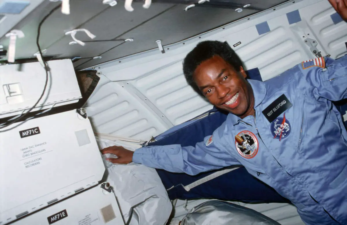 Guion Bluford became the first black astronaut in space on August 30 ...