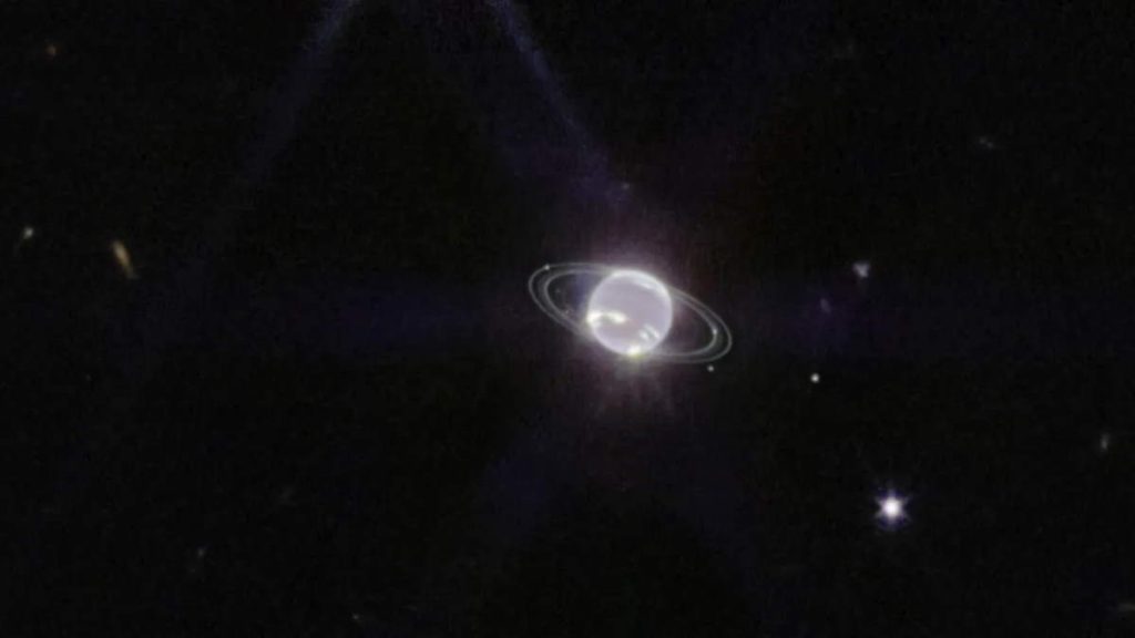 James Webb Space Telescope Neptune image