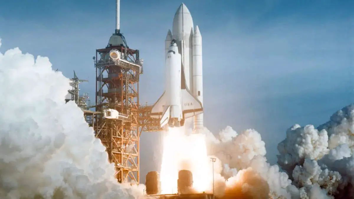 The first Space Shuttle launch: April 12, 1981