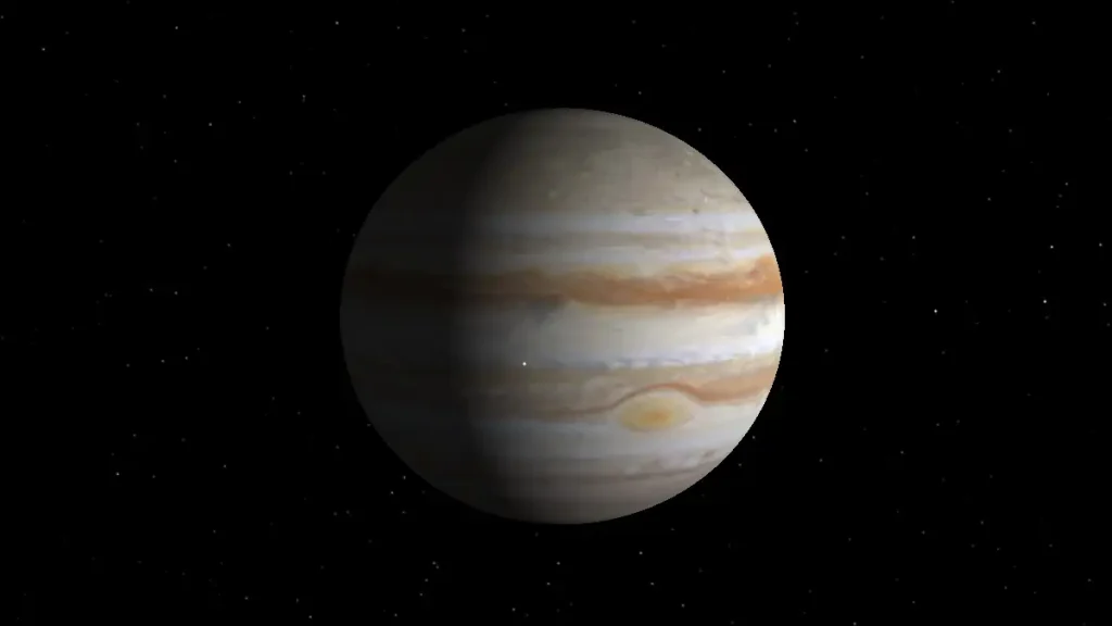 Jupiter from Moon distance