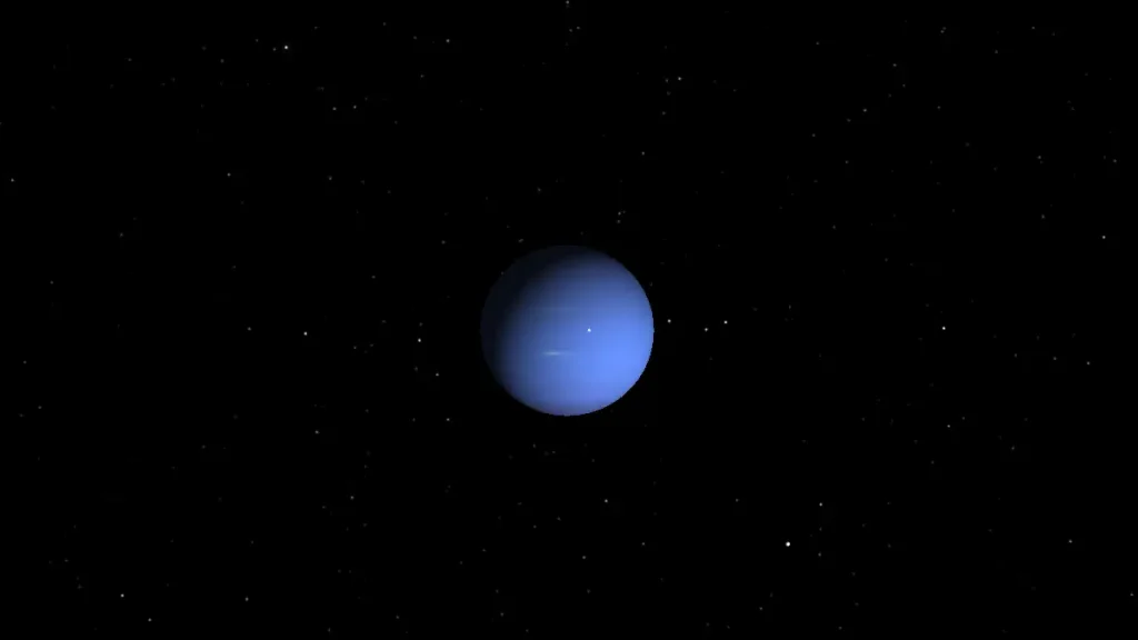 Neptune from Moon distance