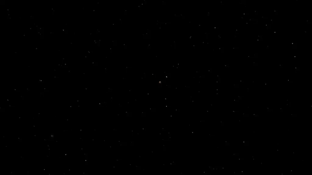 Pluto and Charon from Moon distance